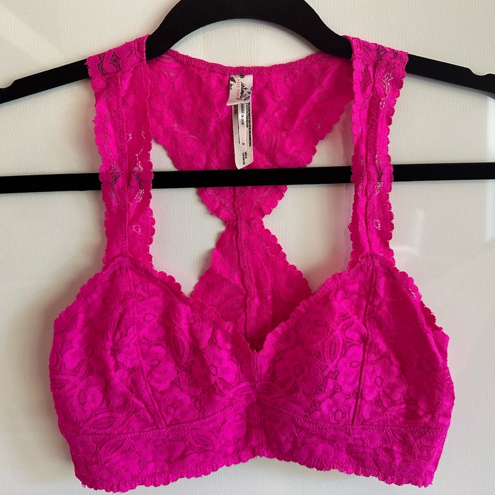 Free People Galloon Lace Racerback Bralette